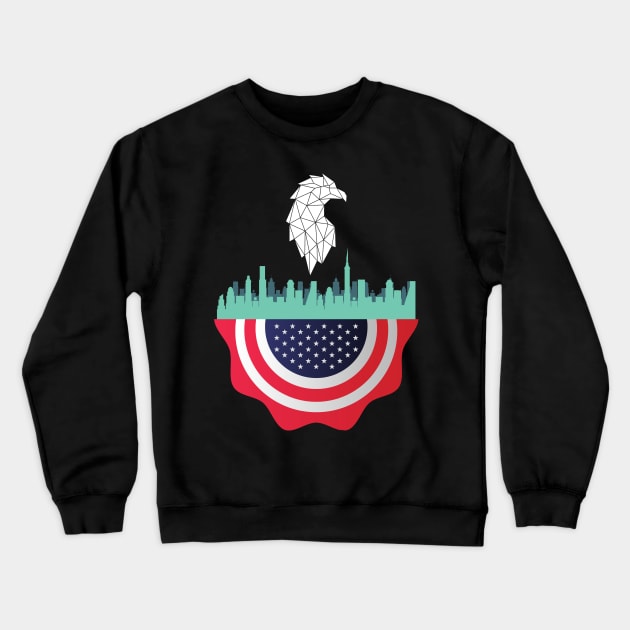 Usa curling Crewneck Sweatshirt by Totalove